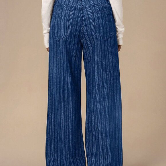 Blue Elegant Women's Denim Jeans - Picture 4 of 7